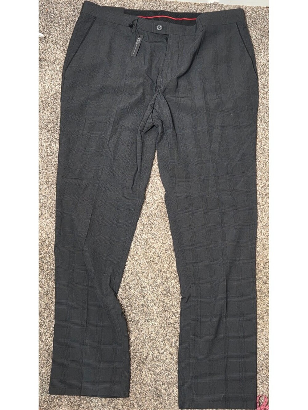 Alberto Cardinali gray slim fit dress pants
